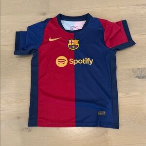 Nike Kids Barcelona Red and Blue Jersey